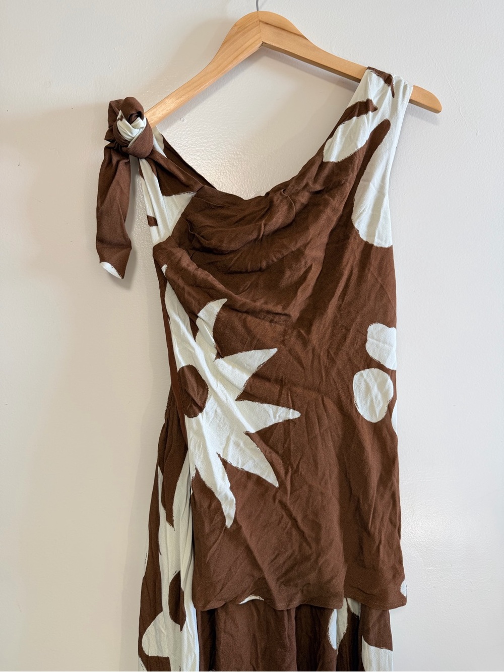 SABO Lessi Dress Galene Brown Size 2 Vacation Tropical Maxi Dress NWT - Picture 4 of 12